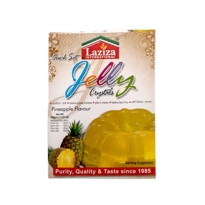Laziza Pineapple Flavour Jelly Crystals (85g)