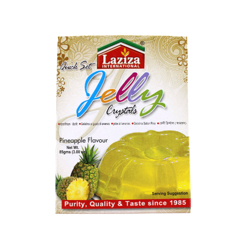 Laziza Pineapple Flavour Jelly Crystals (85g)