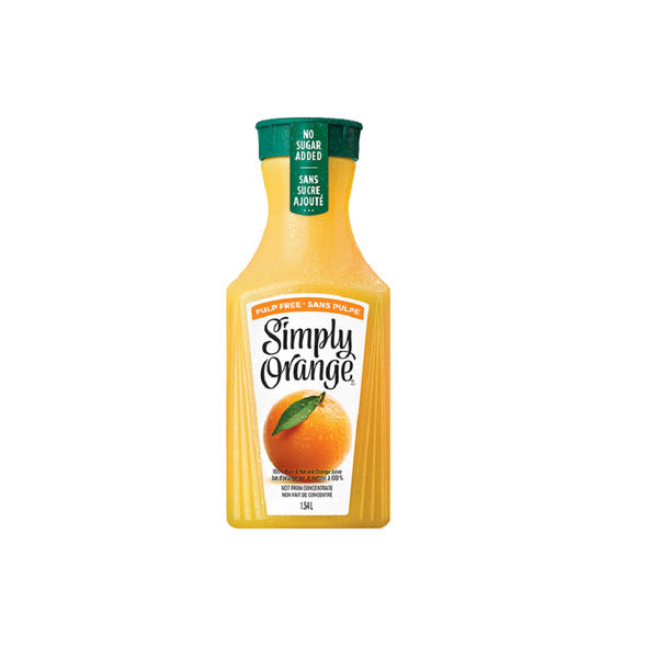 Simply Orange, Pulp Free Orange Juice (1.54L)