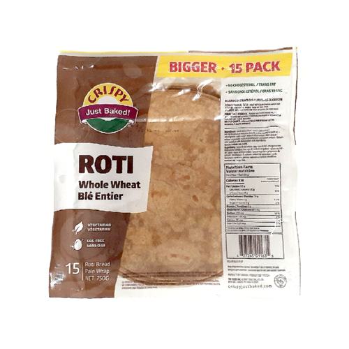 Crispy Whole Wheat Roti (Pack of 15)