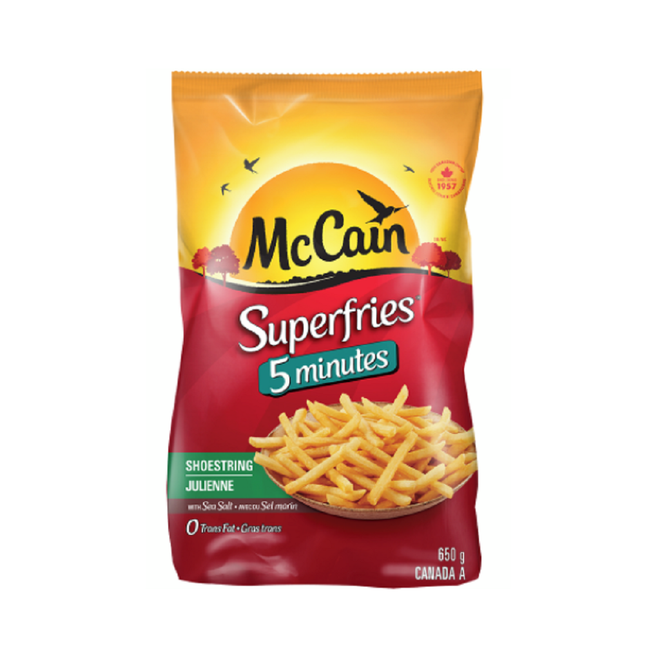McCain Superfries 5-Minute Shoestring Fries (650g)