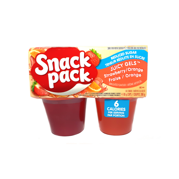 Snack Pack® Juicy Gels Strawberry / Orange Cups (4x99g)