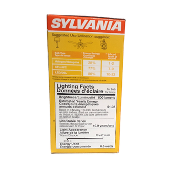 Sylvania LED Light Bulb, Soft White 8.5W (Pack of 4)