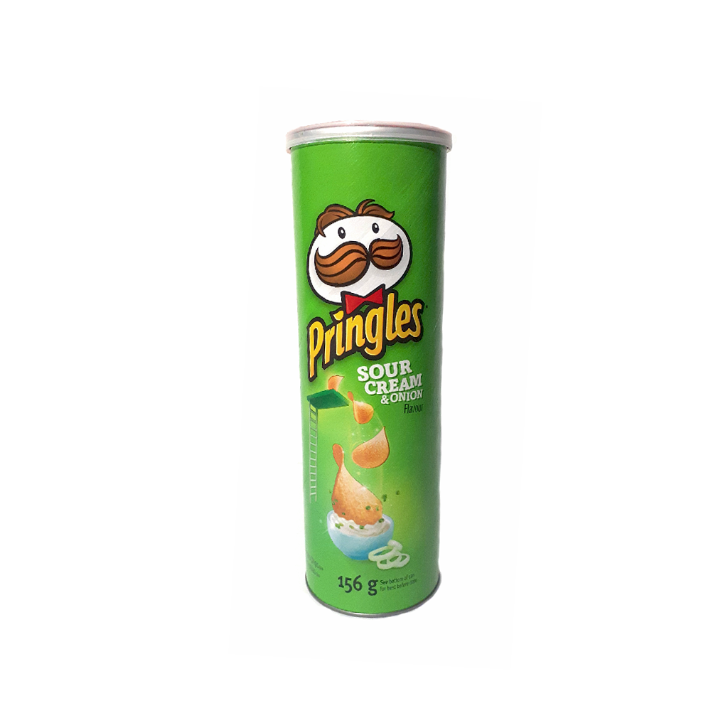Pringles, Sour Cream & Onion Flavour Potato Chips (156g)
