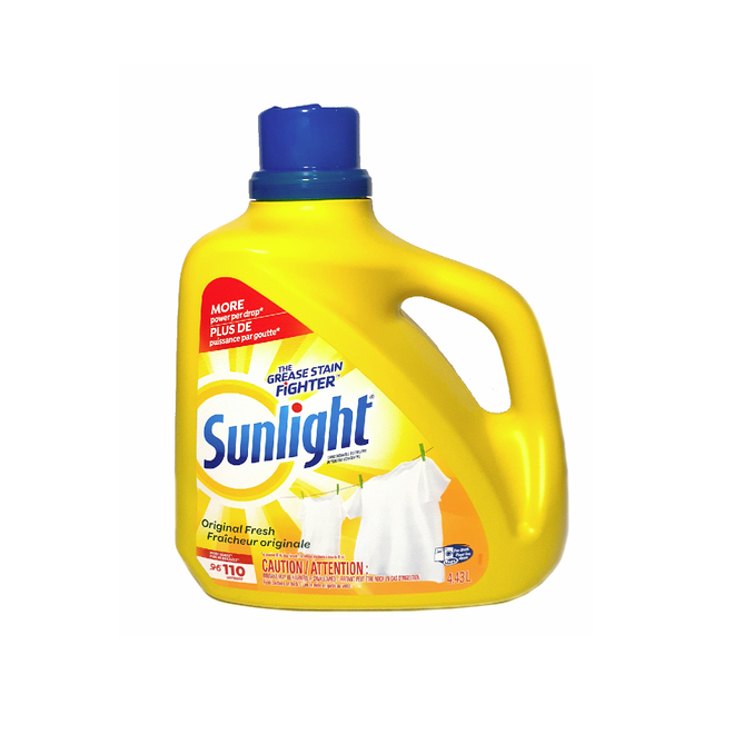 Sunlight Liquid Laundry Detergent, Original Fresh 110 Loads