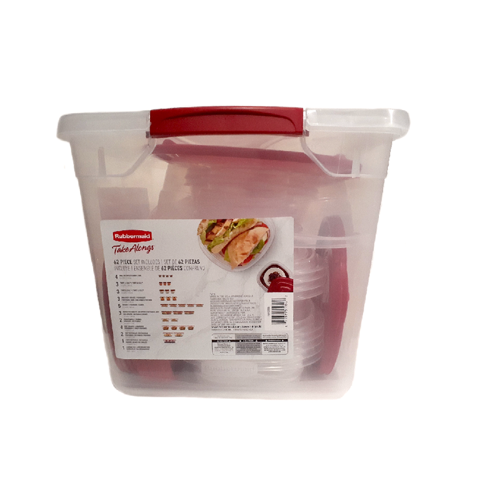 Rubbermaid TakeAlongs 62-Pc. Food Container Set Including Lids