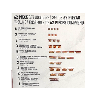 Rubbermaid 62-Piece TakeAlongs Food Storage Set