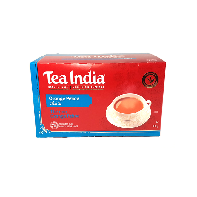 🌟Tea India Orange Pekoe Black Tea (216 Tea Bags)