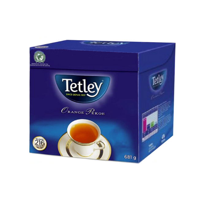 Tetley Orange Pekoe Tea (216 Tea Bags)