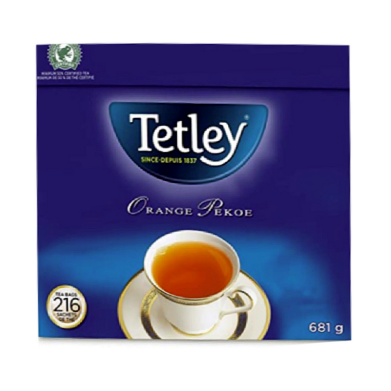 Tetley Orange Pekoe Tea (216 Tea Bags)