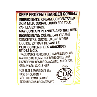 Haagen Dazs Vanilla Ice Cream (450ml)