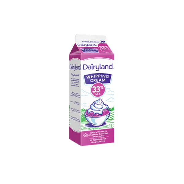 Dairyland 33% Whipping Cream (946ml)