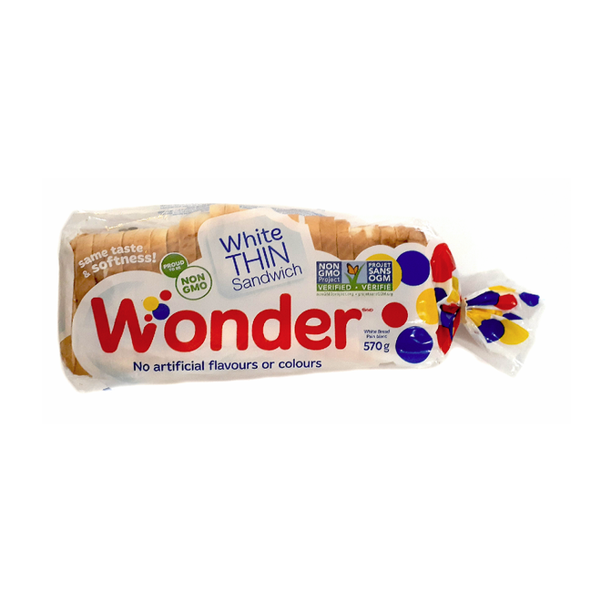 Wonder, White Thin Sliced Sandwich Bread