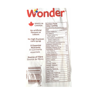 Wonder, Whole Wheat Thin Sliced Sandwich Bread