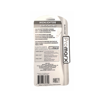 Promarx Glowline Highlighter, Yellow (Pack of 4)
